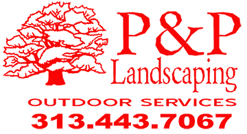 P and P Lawns Logo